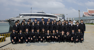 国际邮轮乘务专业学生海峡号高速...